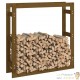 Range Bûches Pour La Maison 100 X 100. Brun Foncé. Idéal rangement bois de chauffage