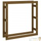 Range Bûches Pour La Maison 100 X 100. Brun Foncé. Idéal rangement bois de chauffage