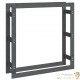 Range Bûches Pour La Maison 100 X 100. Gris Foncé. Idéal rangement bois de chauffage