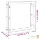 Range Bûches Pour La Maison 100 X 100. Gris Foncé. Idéal rangement bois de chauffage