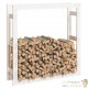 Range Bûches Pour La Maison 100 X 100. Gris Foncé. Idéal rangement bois de chauffage