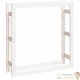 Range Bûches Pour La Maison 100 X 100. Gris Foncé. Idéal rangement bois de chauffage