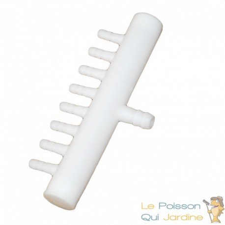 Multi Diviseur Plastique 8 Sorties Pour Aérateur & Pompe à Air Bassin & Aquarium