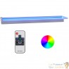 Cascade - Lame D'Eau 90 cm Inox + LED Multicolor Pour Bassin De Jardin