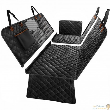 Couverture siège arrière pour chiens Oxford 600D – Protection voiture, SUV et camion