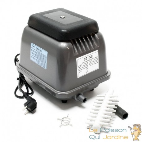 Aérateur Bassin Pompe à air 12000 l/h à Membranes pour bassins de jardin SILENCIEUX