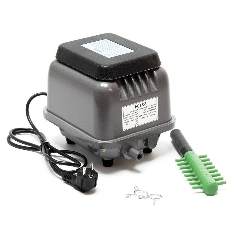 Aérateur Bassin Pompe à air 7200 l/h à Membranes pour bassins de jardin SILENCIEUX