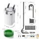 Filtre Aquarium Extérieur 800 L/h – 4 Étapes – Eau Douce & Salée