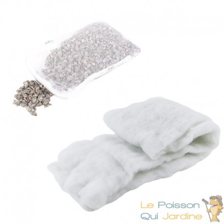 Pack Entretien Filtration Aquarium Zéolite Max 200 L