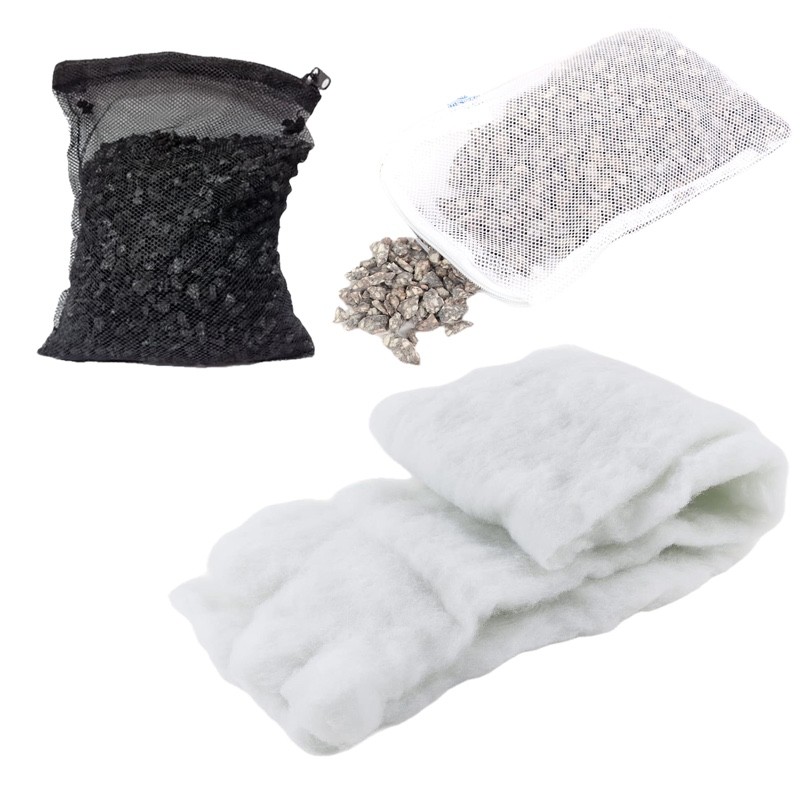 Pack Entretien Filtration Aquarium Charbon & Zéolite MAX 200 L