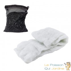 Pack Entretien Filtration Aquarium Charbon plus de 200 L
