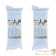 2 Ouates - Perlon blanc 500 gr pour filtre d'aquarium