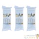 3 Ouates - Perlon blanc 500 gr pour filtre d'aquarium