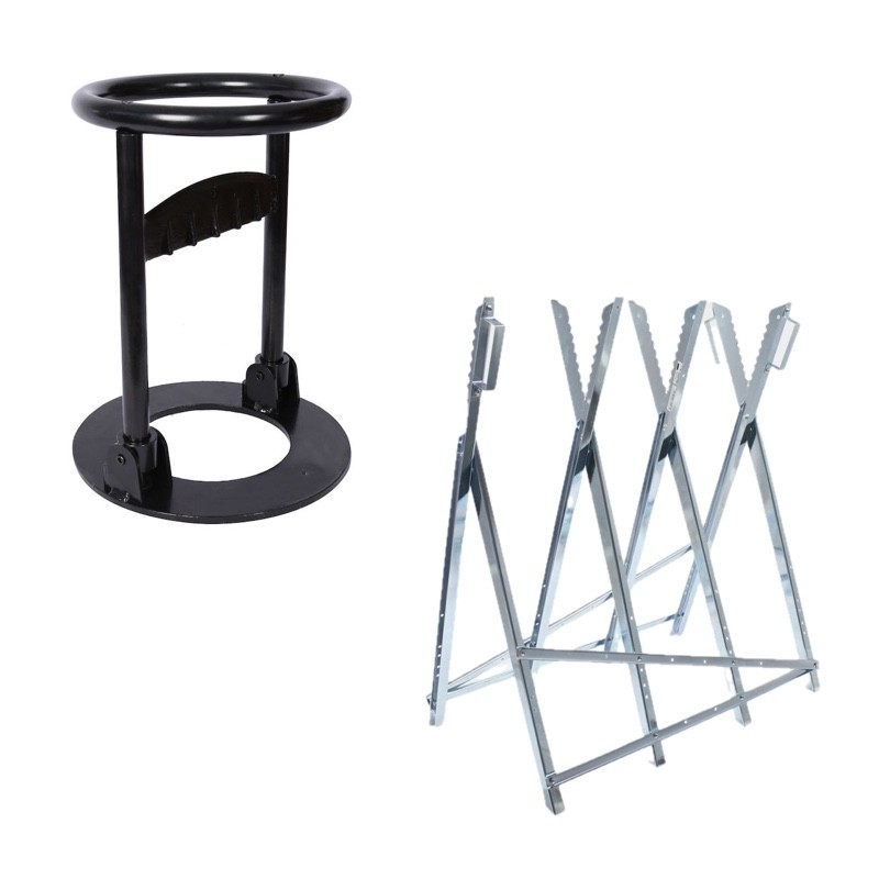 Lot Fendeuse + Chevalet de sciage pour bûches Facile et rapide