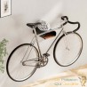 Porte-Vélos - Support Mural Moderne et élégant en bois : 25kg