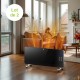 2 X Radiateur Rayonnant Verre Trempé Noir 2000W Wi-Fi IP24 – Qualité