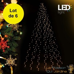 6 guirlandes de Noël Blanc Chaud 6x2m 192 LED Qualité et sublime 6 guirlandes de Noël Blanc Chaud 6x2m 192 LED Qualité et sublime