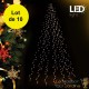 10 guirlandes de Noël Blanc Chaud 6x2m 192 LED Qualité et sublime
