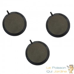 Lot de 3 diffuseurs d'air plaque ronde 10 cm pour bassins de jardin
