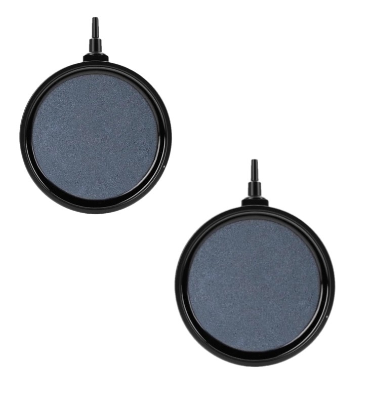 Lot de 2 diffuseurs d'air disque PREMIUM 10 cm pour bassins de jardin