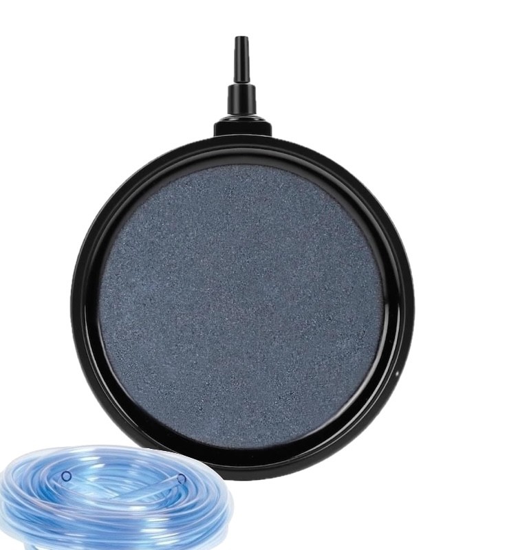 Diffuseur D'Air Disque PREMIUM 10 cm +25m tuyau Pour Bassins De Jardin, Étangs