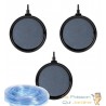 Lot De 3 Diffuseurs D'Air, PREMIUM, 10 cm +25m tuyau Bassins De Jardin