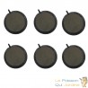 Lot De 6 Diffuseurs D'Air, Forme Disque 12,5 cm +25m tuyau Bassins De Jardin