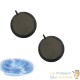 Lot De 2 Diffuseurs D'Air, +25m tuyau 12,5 cm Pour Bassins De Jardin