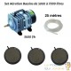 Set aération diffuseurs 12,5 cm bassin de jardin de 5000 à 7000 litres