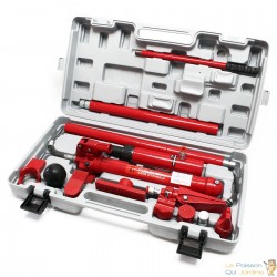Jeu de vérin hydraulique carrossier 10 tonnes avec coffret