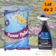 lot de 2 Nourritures Mix en granulés 15 L pour kois et poissons de bassin et d'étangs 