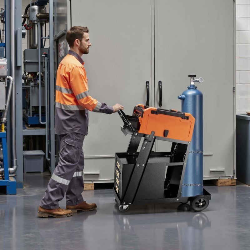 Chariot De Transport Soudage + 4 tiroirs