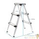 Escabeau Double Aluminium 2x3 Marches - Charge 150 kg | Solide