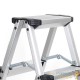 Escabeau Double Aluminium 2x3 Marches - Charge 150 kg | Solide