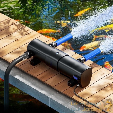 Stérilisateur Clarificateur UV-C 110W (2x55W) pour Bassin 50 000L