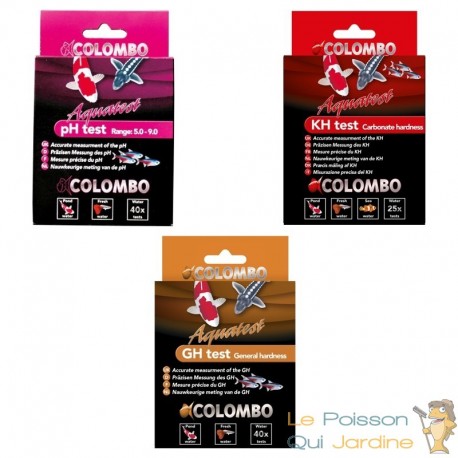 Tests pH, KH et GH Haute Précision : Pack Équilibre & Stabilité Bassin