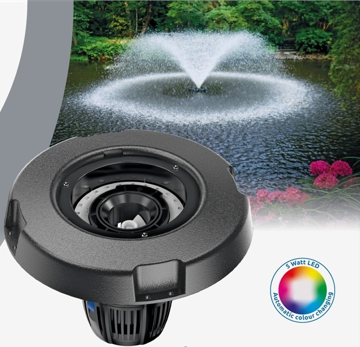 Fontaine Flottante Aératrice LED 20 000 L/h : Oxygène et Spectacle