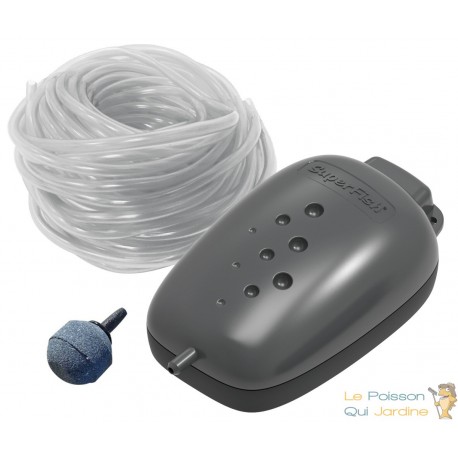 Kit Aération Bassin jusqu'à 2000L | Pompe à Air 96 L/H Complète