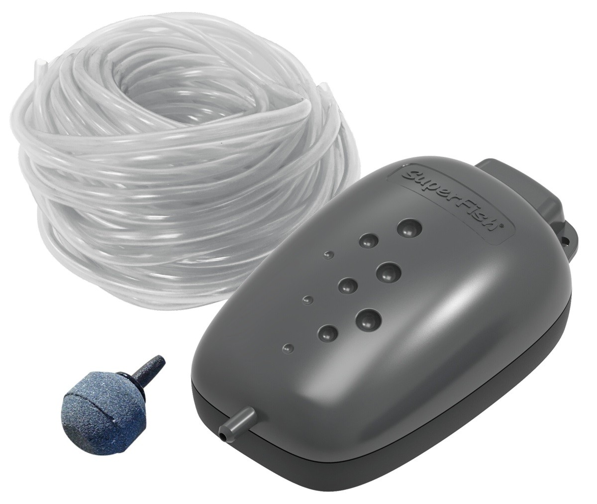 Kit Aération Bassin jusqu'à 250 litres | Pompe à Air 96 L/H Complète