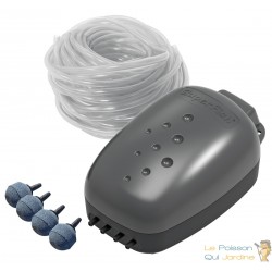 Système Aération Bassin 1000L | Pompe à Air 600 L/H - 4 Sorties