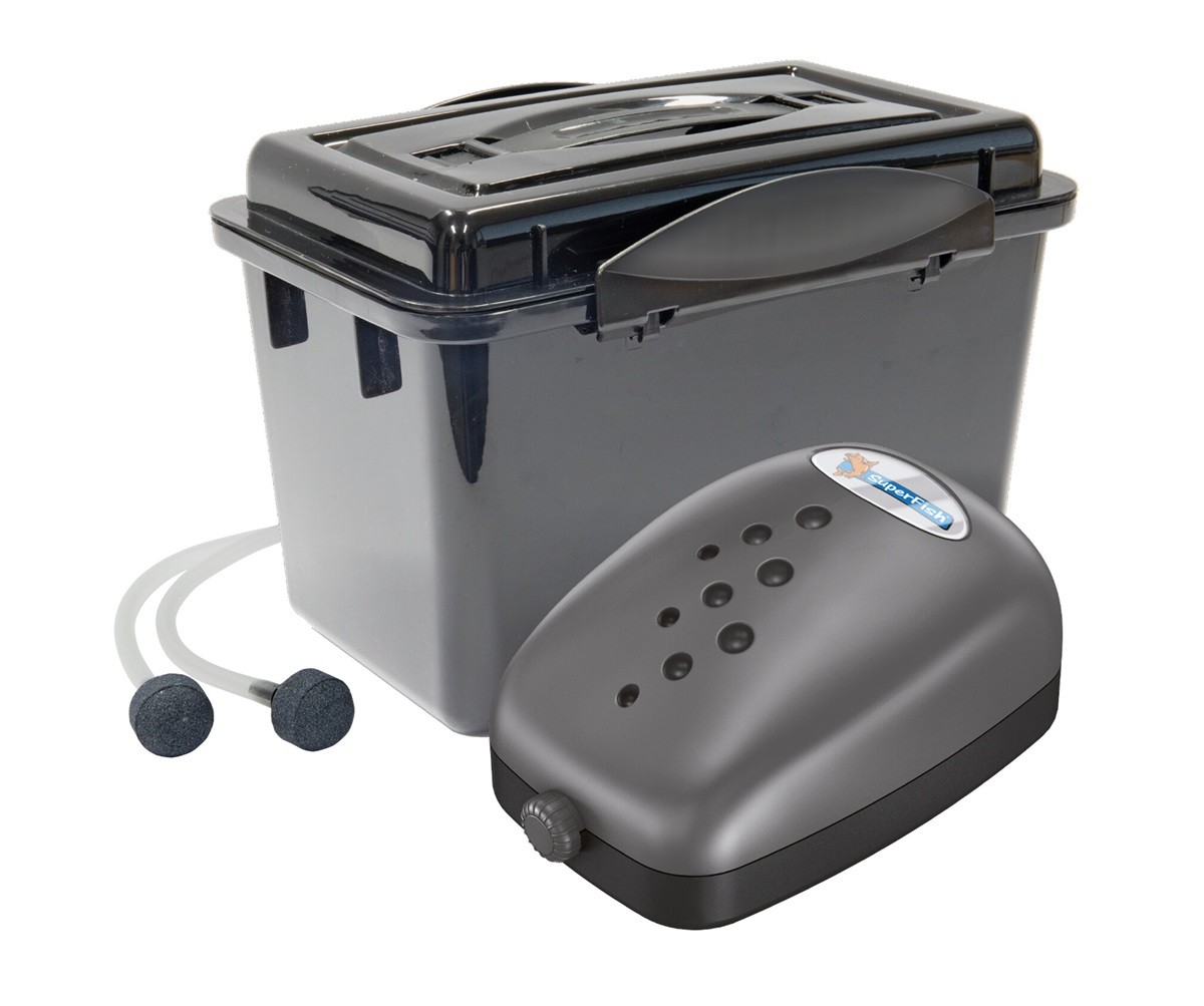 Kit Aération Bassin 500L avec Boîtier Étanchéité | Pompe 240 L/H