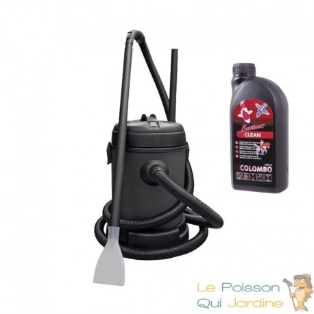 Aspirateur Bassin De Jardin - Piscines. 1200W Nettoyage De Fond, Vase Et Boue + sac de rechange