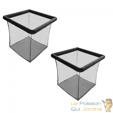 Lot de 2 Protections Flottantes XL Bassin | 70x70x70 cm Anti-Koïs