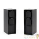 lot de 2 sBorne Multiprises de Jardin 4 Prises IP44 | Acier Inox Noir
