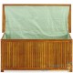 Coffre de jardin 205L en bois d'acacia avec doublure intérieure