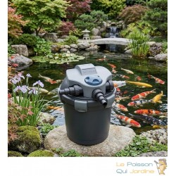 Filtre de bassin sous pression 10000L - UV 9W et Bio-Balls