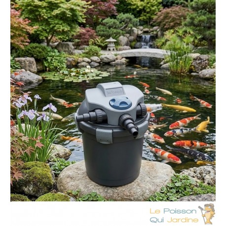 Filtre de bassin sous pression 10000L - UV 9W et Bio-Balls