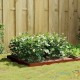 Jardinière carrée en acier Corten 100x100x18.5 cm – Design Industriel