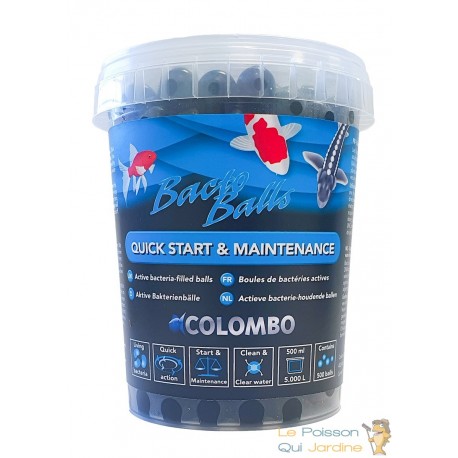 Billes Bactériennes pour Filtration de Bassin - 500ml - Équilibre Stable