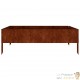 Jardinière carrée en acier Corten 100x100x33.5 cm – Design & Volume